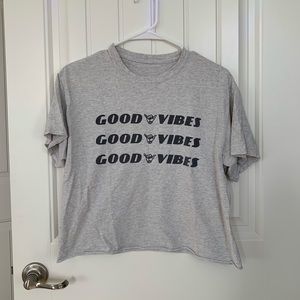 Brandy Melville Good Vibes Tee